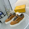 Fendi Force Brown Calfskin Sneakers
