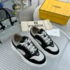 Fendi Force Brown Calfskin Sneakers Style 0034