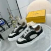 Fendi Force Brown Calfskin Sneakers Style 0034