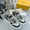 Fendi Force Brown Calfskin Sneakers Style 0037