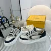 Fendi Force Brown Calfskin Sneakers Style 0037