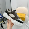 Fendi Force Brown Calfskin Sneakers Style 0038