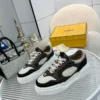 Fendi Force Brown Calfskin Sneakers Style 0038