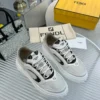 Fendi Force Brown Calfskin Sneakers Style 0039