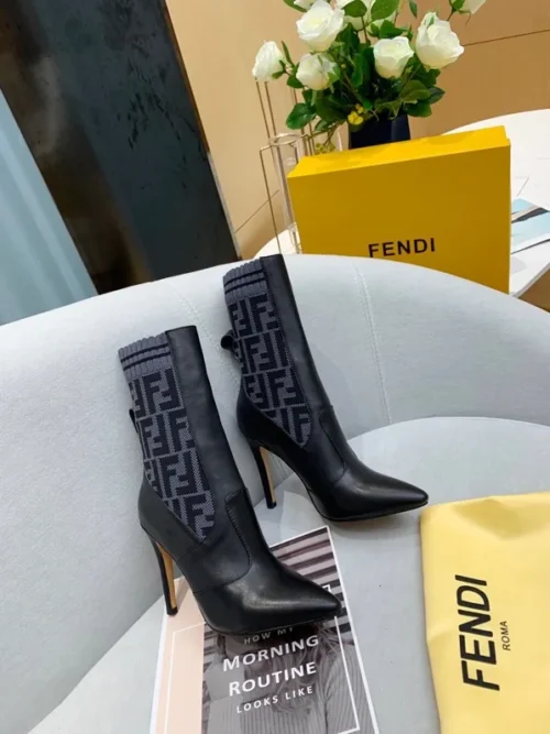 Fendi Leather Boots Style 0040