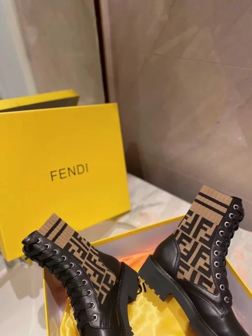 Fendi Lambskin Boots Style 0050