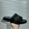 Fendi Black Leather Slides