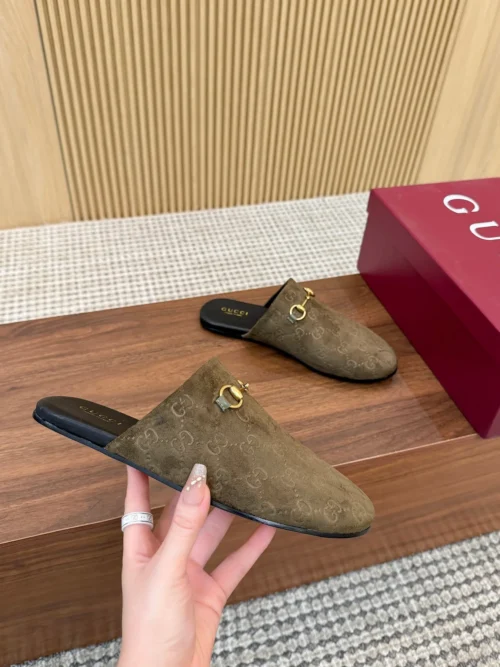 Gucci Lambskin Slides