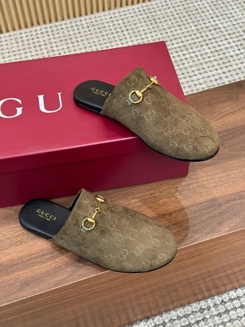 Gucci Lambskin Slides