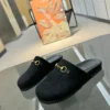 Gucci Lambskin Slides Style 0014