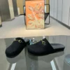 Gucci Lambskin Slides Style 0014