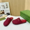 Gucci Lambskin Slides Style 0015