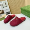 Gucci Lambskin Slides Style 0015