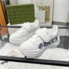 Gucci Off White Leather Sneakers