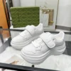 Gucci Off White Leather Sneakers Style 0024