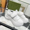 Gucci Off White Leather Sneakers Style 0024