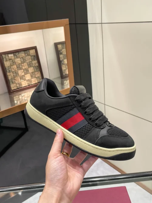 Gucci Screener Leather Sneakers