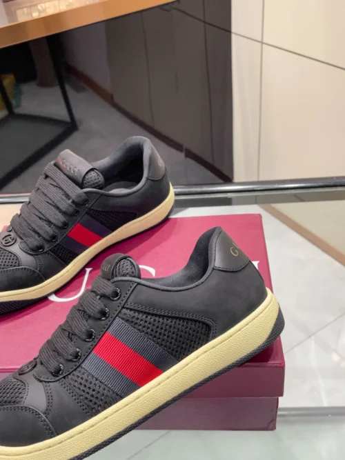 Gucci Screener Leather Sneakers