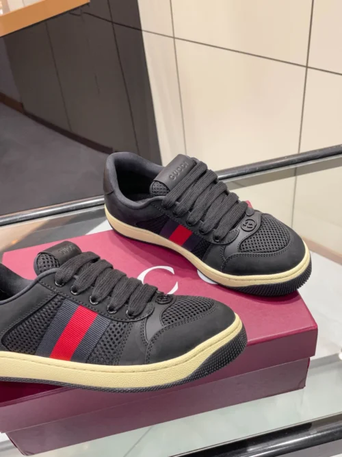 Gucci Screener Leather Sneakers