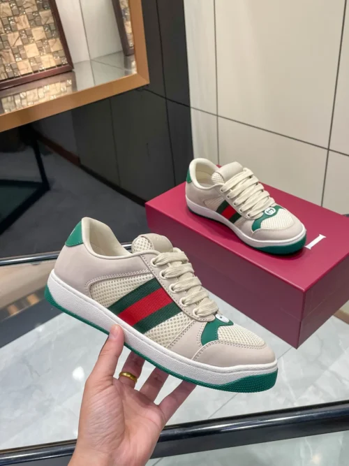 Gucci Screener Leather Sneakers Style 0064