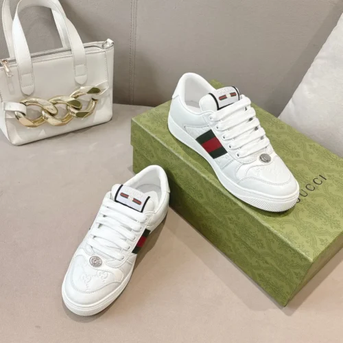 Gucci Screener Leather Sneakers Style 0066