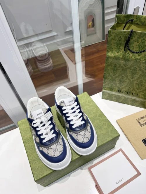 Gucci Leather Chunky Sneakers Style 0074