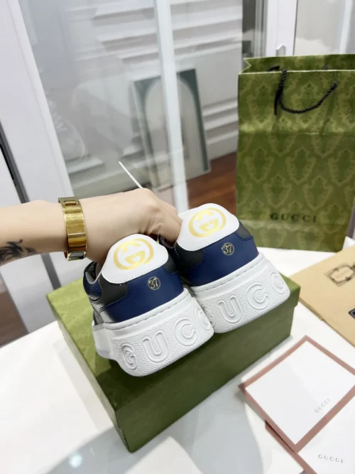 Gucci Leather Chunky Sneakers Style 0074