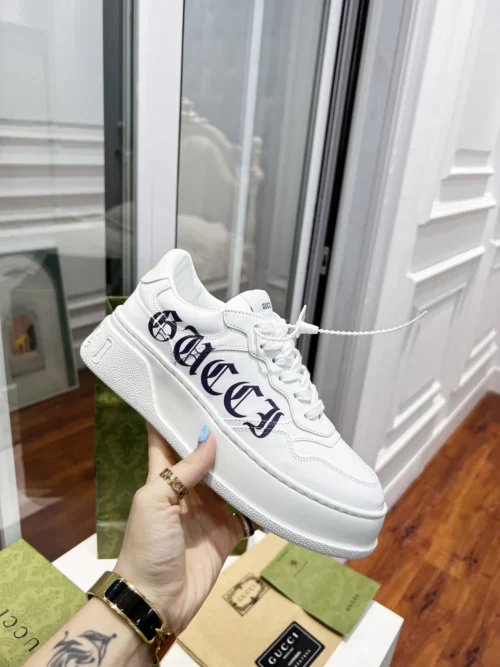 Gucci Leather Chunky Sneakers