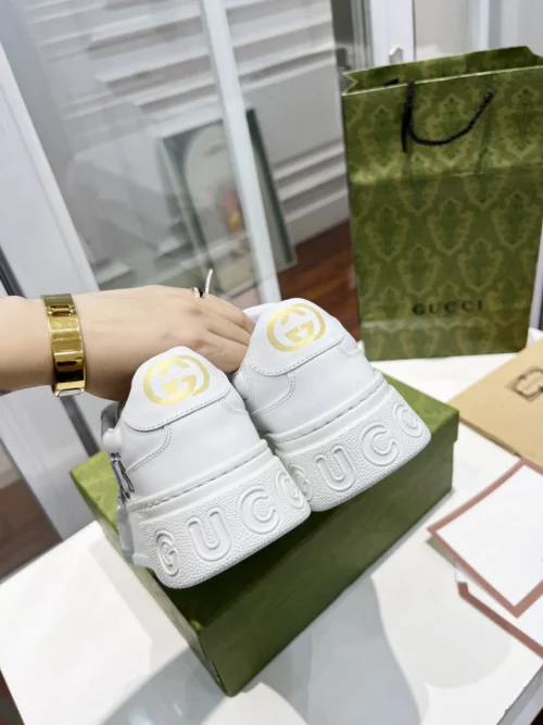 Gucci Leather Chunky Sneakers