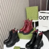 Gucci Black Lambskin Boots