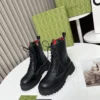 Gucci Black Lambskin Boots