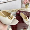 Gucci Lambskin Slides Style 0098