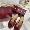 Gucci Lambskin Slides Style 0100