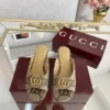 Gucci Lambskin Slides Style 0101
