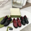 Gucci Black Lambskin Loafers