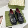Gucci Black Lambskin Loafers