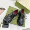Gucci Black Lambskin Loafers