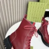 Gucci Black Lambskin Boots Style 0108