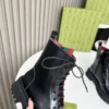 Gucci Black Lambskin Boots Style 0109