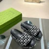Gucci Lambskin Slides Style 0115