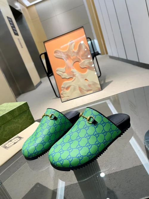 Gucci Lambskin Slides Style 0120