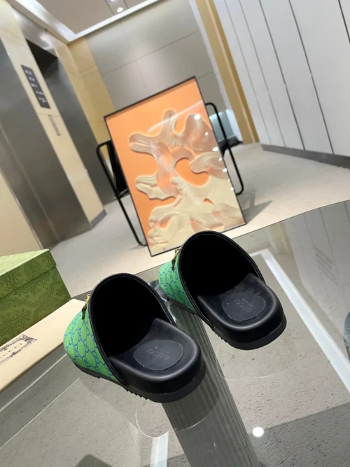 Gucci Lambskin Slides Style 0120