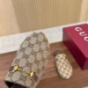Gucci Lambskin Slides Style 0129