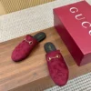 Gucci Lambskin Slides Style 0130