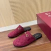 Gucci Lambskin Slides Style 0130