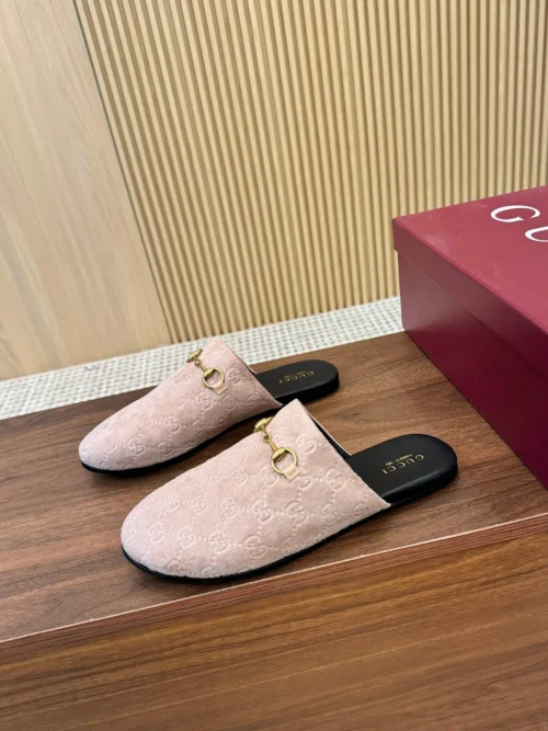 Gucci Lambskin Slides Style 0131