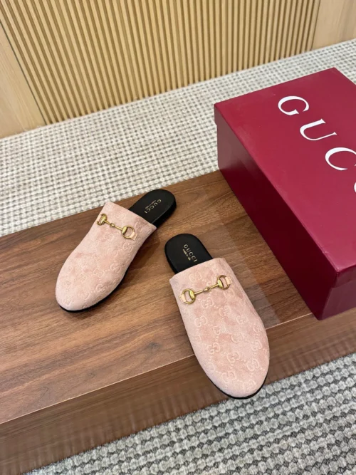 Gucci Lambskin Slides Style 0131
