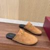 Gucci Lambskin Slides Style 0133