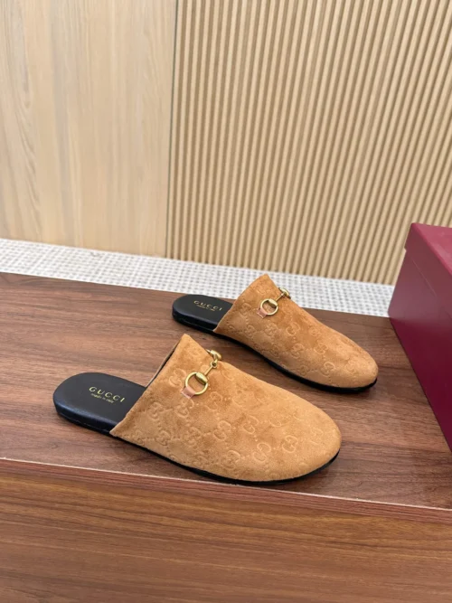 Gucci Lambskin Slides Style 0133