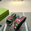 Gucci Lambskin Slides Style 0135